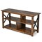 Modern Farmhouse TV Stand Entertainment Center for TV's up to 55-Inch with Open Shelves